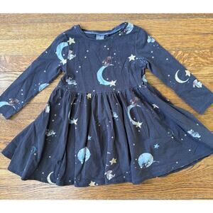Next Girls' Moon and Bunnies Dress Size 2-3